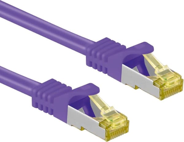 Wentronic 91600 - Netværkskabel - RJ45 - 1,5 m - Lilla
