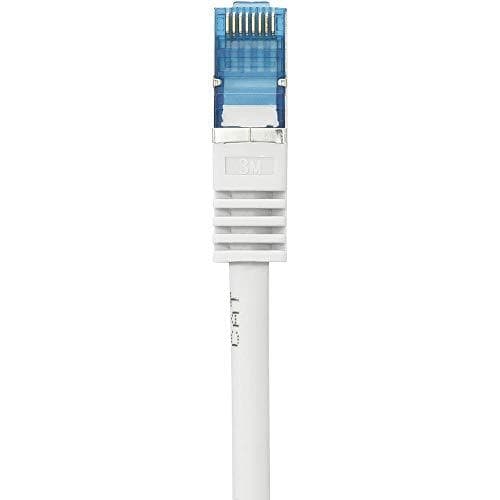 Renkforce RJ45 nätverksanslutningskabel CAT 6a S/FTP 3 m grå med spärrskydd, flamskyddad Renkforce (1381762)