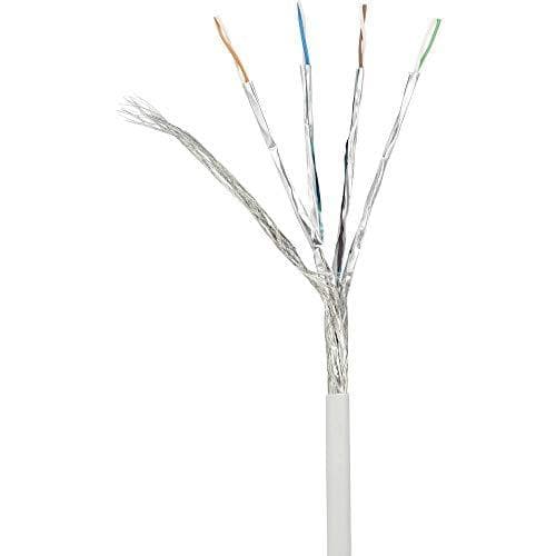 Renkforce RJ45 nätverksanslutningskabel CAT 6a S/FTP 3 m grå med spärrskydd, flamskyddad Renkforce (1381762)