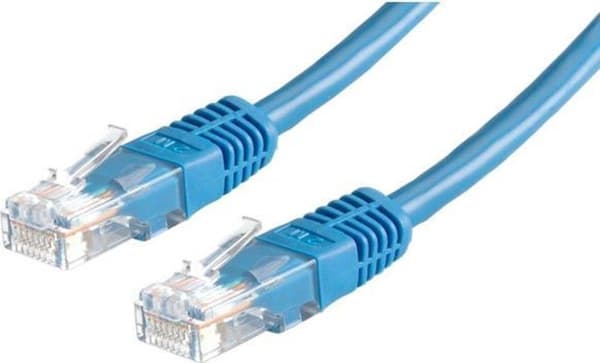 ROLINE UTP Patch-kabel Kat. 5., blå 0,5m