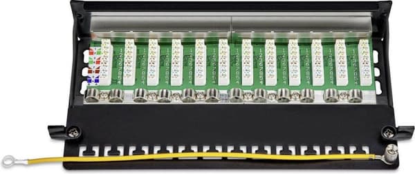 12 porte Netværkspatchboks Renkforce CAT 6 1 HE