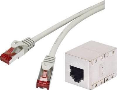 Renkforce RF-3829252 verkkokaapeli harmaa 0,5 m Cat6a S/FTP (S-STP) (RF-3829252)
