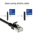 Pikkukuva 3 / 8: ACT Black 1-metrinen LSZH U/FTP CAT6A datakeskuksen ohut patch-kaapeli, jossa on pätkä RJ45-liittimillä (DC7901)