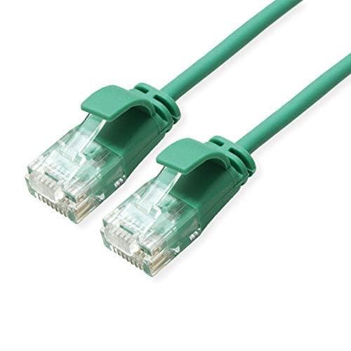 ROLINE UTP DataCenter patchkabel Cat.6A, LSOH, slank, grøn, 1,5 m