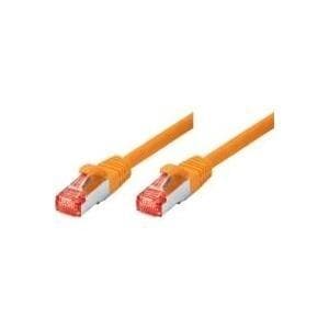 Tecline S/FTP Cat6 - 2m - RJ-45 - RJ-45 - Han/Han - Cat6 - S/FTP (S-STP) - Orange (71502A)