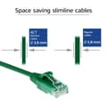 Pikkukuva 3 / 8: ACT Green 2 metrin LSZH U/UTP CAT6 datakeskuksen ohut patch-kaapeli RJ45-liittimillä CAT6 U/UTP SLIMLINE GN 2.00M (DC9702)