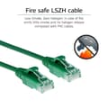 Pikkukuva 7 / 8: ACT Green 2 metrin LSZH U/UTP CAT6 datakeskuksen ohut patch-kaapeli RJ45-liittimillä CAT6 U/UTP SLIMLINE GN 2.00M (DC9702)