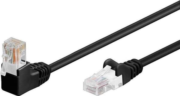 CAT5E Nätverkskabel - RJ45 - svart - 5 m