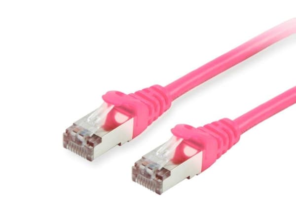 Varusta 605587 verkkokaapeli 0,5 m Cat6 S/FTP (S-STP) Pinkki