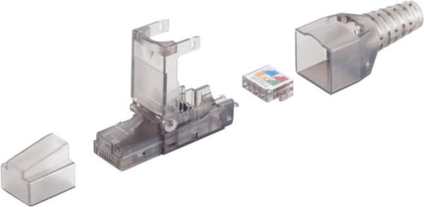 shiverpeaks ®-BASIC-S--netværksstik, kat. 6A RJ45-stik uden værktøj, uden værktøj, UTP (BS08-51002)