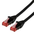 Miniatyrbillede 1 af 3: ROLINE - Patchkabel - RJ-45 (M) til RJ-45 (M) - 30 cm - UTP - CAT 6 - halogenfri, støbt, snoet - sort (21.15.2945)