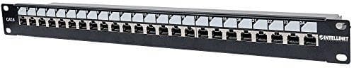 Goobay 51550 CAT 6 patchkabel, højhastigheds, 90 graders stik, netværkskabel, Ethernet, Playstation, Xbox, DSL, PimF, RJ45 stik, hvid, 1 meter
