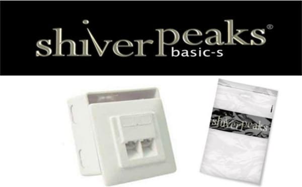 shiverpeaks ®-BASIC-S--nätverksuttag-kat. 5e nätverksuttag 2-faldigt, infällt (BS74251)