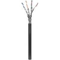 Wentronic Goobay - Bulkkikaapeli - 100,0 m - SFTP, PiMF - CAT 6 - kierretty - musta (57195)