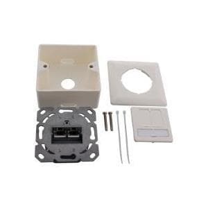 InLine - Output - RJ-45 X 2 - hvid, RAL 9010 (76842W)