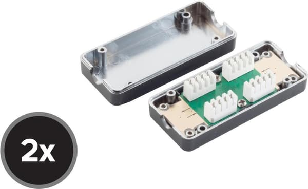 shiverpeaks ®-BASIC-S--SARJA 2 - Cat. 6+ LSA-liitäntärasia, jopa 600 MHz (BS75001-1SET2)