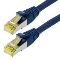 Herweck Helos - Patch-kabel - RJ-45 (M) - RJ-45 (M) - 15,0 m - SFTP-kabel (PIMF) - CAT 6a - Blå (118084)