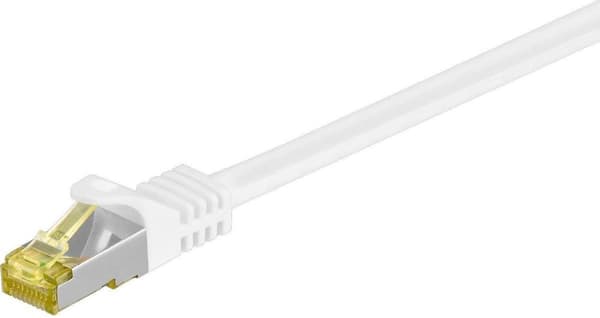 Gode forbindelser S/FTP netværkskabel hvid - CAT7 - 1 meter