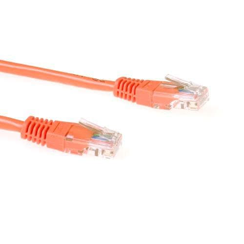ACT Orange 7 meter U/UTP CAT6 patchkabel med RJ45 stik CAT6 U/UTP ORANGE 7.00M (IB1507)