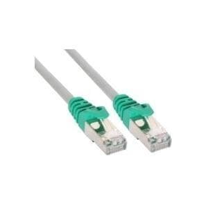 InLine® crossover patch -kaapeli, F/UTP, Cat.5e, harmaa, 2m (73502L)
