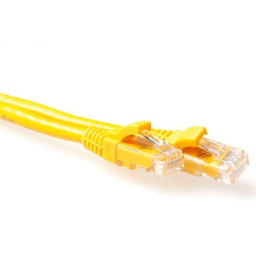 UTP CAT6 Gigabit Nätverkskabel - CU - 7 meter - Gul