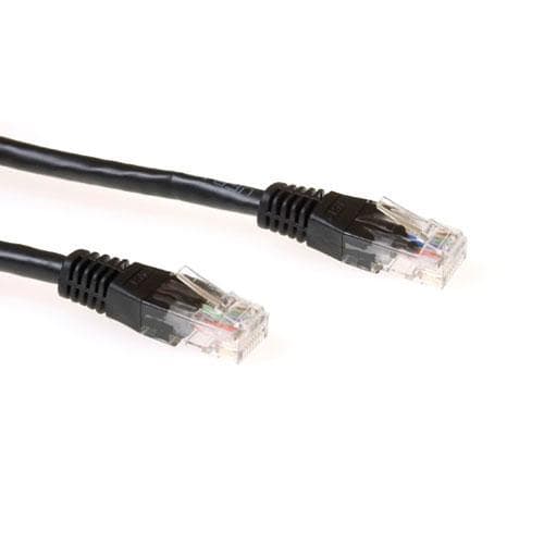 ACT CAT6A UTP 2m 2m Cat6a U/UTP (UTP) Sort netværkskabel (IB4202)