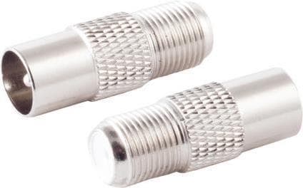 S/CONN maksimal tilslutning 10x adapter IEC han til F hun (85322-SET10)