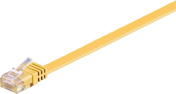 Wentronic CAT6 Netværkskabel - RJ45 - Gul - 1 m