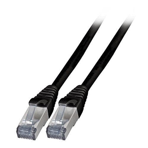 Producent: EFB Elektronik RJ45 patchkabel S/FTP, Cat.6A, TPE, 10m, sort Det skærmede Cat.6A RJ45 patchkabel sikrer meget gode egenskaber til 10 Gigabi