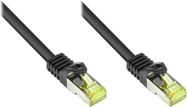 Alcasa 8070R-015S netværkskabel 1,5 m Cat7 S/FTP (S-STP) Sort
