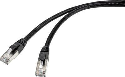 Renkforce RF-4538210 verkkokaapeli musta 50 m Cat6a S/FTP (S-STP) (RF-4538210)