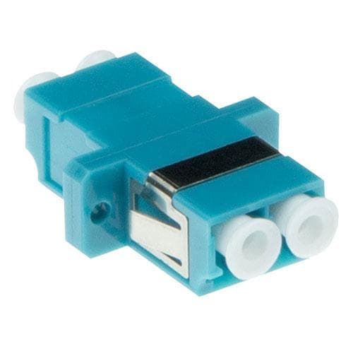 ACT fiberoptisk LC duplexadapter multimode OM3. Kontakter: LC/LC Lc duplexadapter om3 aqua (EA9005)