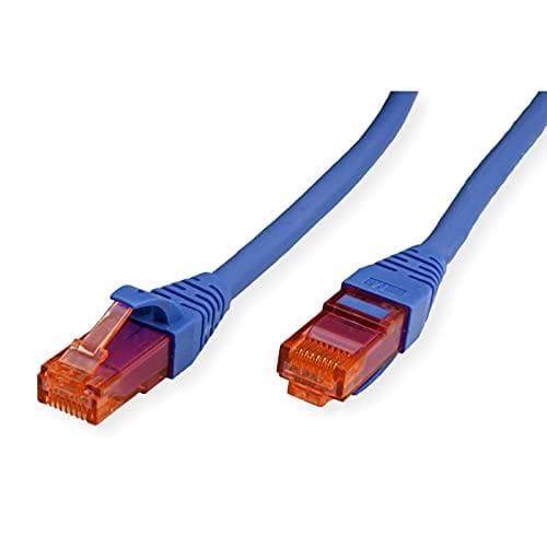 ROLINE UTP LAN-kabel Cat 6 komponentniveau LSOH| Ethernet-netværkskabel med RJ45-stik | blå 1,5m