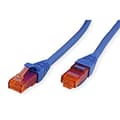 Miniatyrbillede 2 af 3: ROLINE UTP LAN-kabel Cat 6 komponentniveau LSOH| Ethernet-netværkskabel med RJ45-stik | blå 1,5m