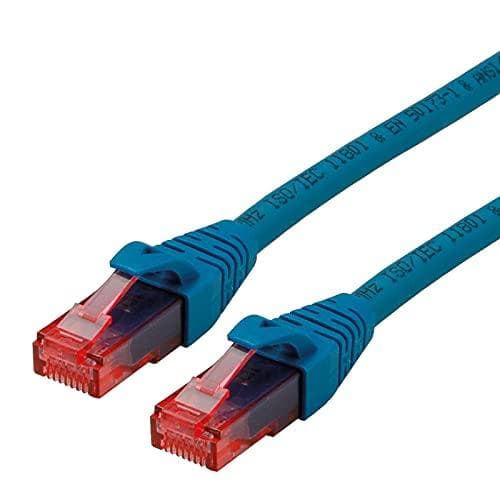 ROLINE UTP LAN-kabel Cat 6 komponentniveau LSOH| Ethernet-netværkskabel med RJ45-stik | blå 1,5m