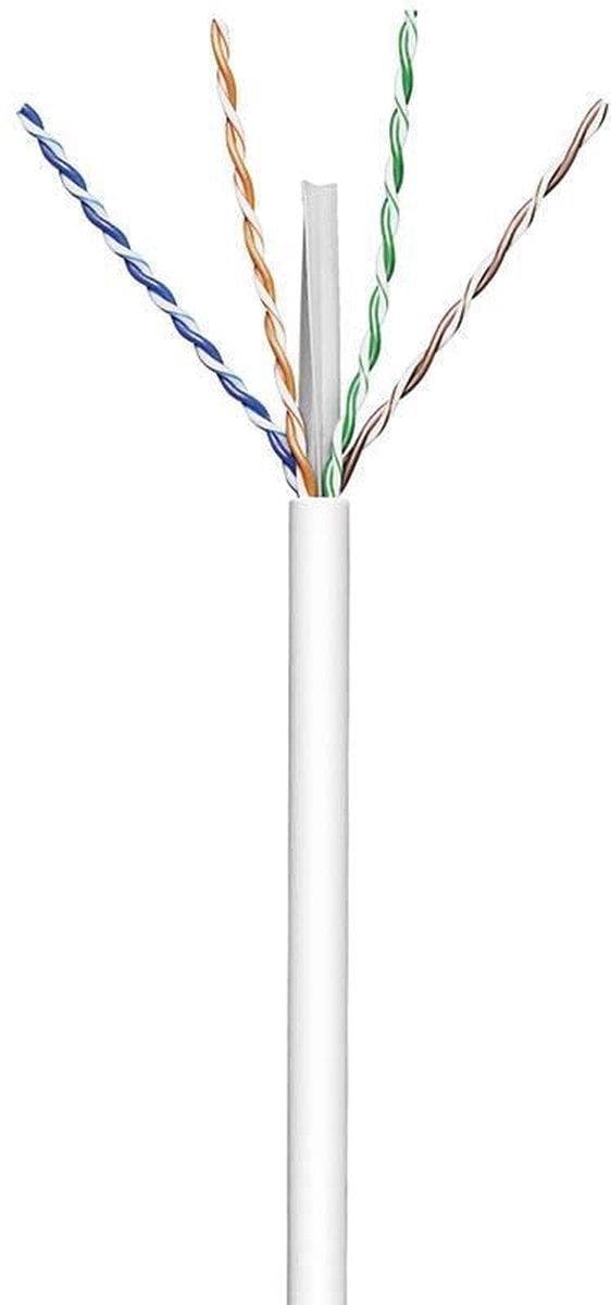 CAT6 Netværkskabel - Uden stik - hvid - 305 m