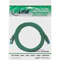 Miniatyrbillede 2 af 3: InLine® patchkabel, S/FTP (PiMf), Cat.6A, 500MHz, halogenfri, kobber, grøn, 0,3m