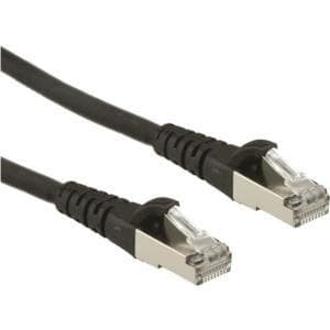 Secomp Roline - Patch-kaapeli - RJ-45 (M) - RJ-45 (M) - 1,5 m - SFTP - CAT 6a - Musta (21.15.2854)