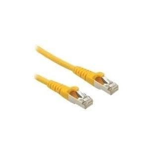 ROLINE S/FTP LAN-kaapeli Cat 6A komponenttitaso LSOH| Ethernet-verkkokaapeli RJ45-liittimellä | Keltainen 1,5m