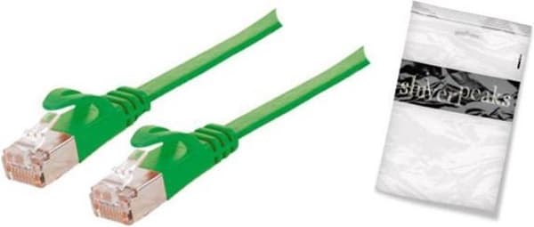 shiverpeaks BASIC-S, Cat7, 0,5 m verkkokaapeli 0,5 m U/FTP (STP) Vihreä