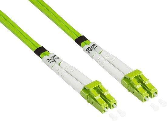 Alcasa LW-8005LC5 valokuitukaapeli 0,5 m LSZH OM5 2x LC Green (LW-8005LC5)