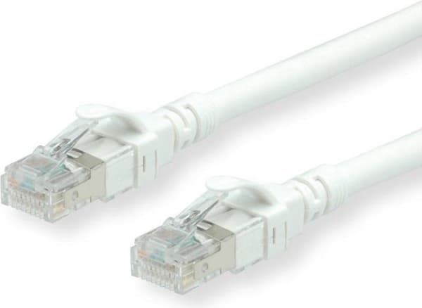 ROLINE 21152661 nätverkskabel 1 m Cat6 S/FTP (S-STP) Vit
