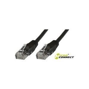 MicroConnect - Verkkokaapeli - RJ-45 (M) - RJ-45 (M) - 1,5 m - UTP - CAT 5e - suojattu, säikeinen - musta