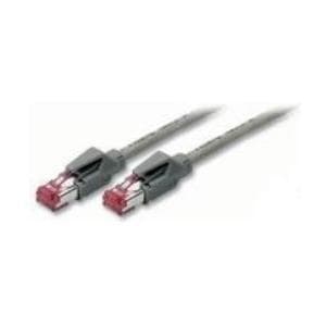 Patchkabel S/FTP, PiMF, Cat 6, grå, 0,5 m, halogenfri, med Draka-kabel og Hirose-stik TM21 (tidligere betegnelse S/STP) (71800)