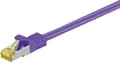 Miniatyrbillede 1 af 3: Alcasa 0,5m Cat7 RJ-45 netværkskabel 0,5m S/FTP (S-STP) Violet
