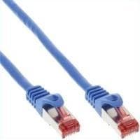 InLine - Patch Cable - RJ-45 (M) - - RJ-45 (M) - 5,0 m - SFTP, PiMF - CAT 6 - puristettu, kiertymissuojalla - sininen (76105B)