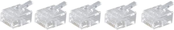 shiverpeaks BASIC-S modulstik RJ45, uskærmet 6-benet, 6 kontakter tildelt, DEC-version, forgyldt kon- (BS72050-DEC-5)