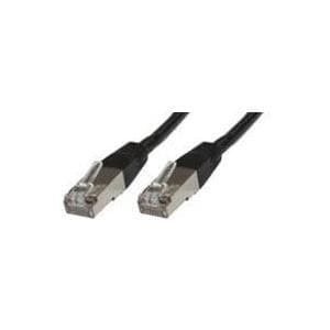 MicroConnect - Verkkokaapeli - RJ-45 (M) - RJ-45 (M) - 5 m - FTP - CAT 5e - Musta