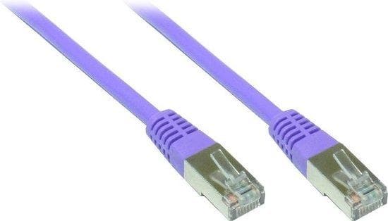 Alcasa 0,3m Cat5e - RJ-45 - RJ-45 - Han/Han - Cat5e - SF/UTP (S-FTP) - Lilla (855V-003)