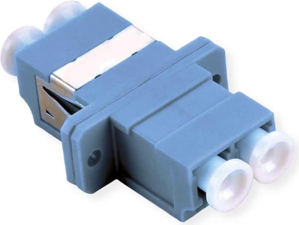 FO-adapter LC Duplex OS2 med fläns (21.99.0663)